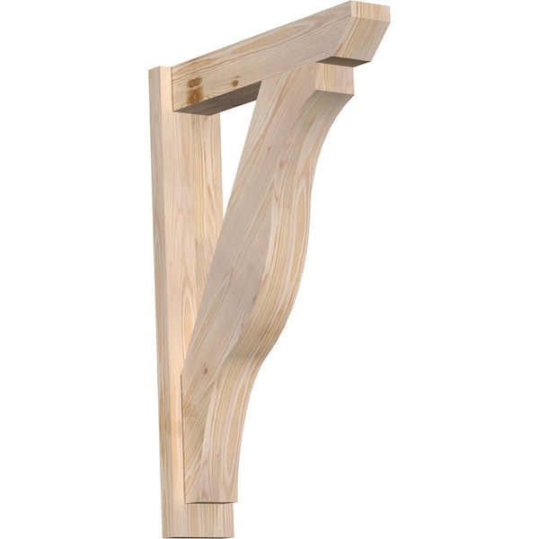 Ekena Millwork Funston Slat Smooth Outlooker, Douglas Fir, 5 1/2"W x 24"D x 36"H OUT06X24X36FST06SDF - main